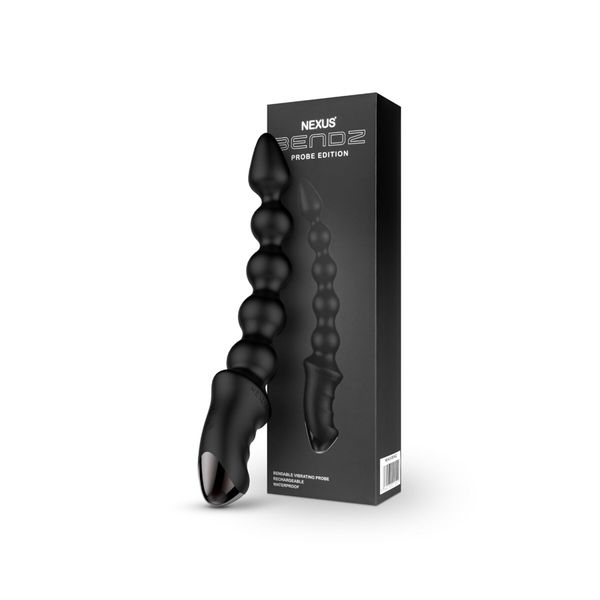 Анальний вібратор-буси Nexus BENDZ Bendable Vibrator Probe Edition, ефект пам’яті форми SO6637 фото