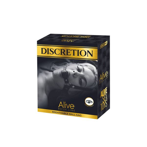 Повітропроникний кляп Alive Discretion Red SO5996 фото