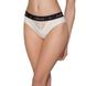 Трусики з широкою гумкою і мереживом Passion PS001 PANTIES ecru, size S SO4165 фото 1