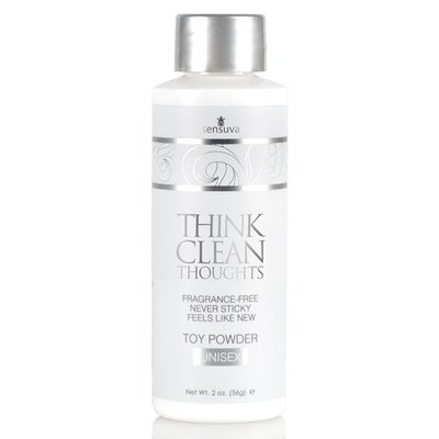 Пудра для догляду за іграшками Sensuva Think Clean Thoughts Toy Powder (56 г) SO4467 фото