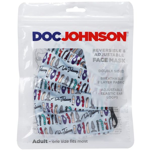 Гігієнічна маска Doc Johnson DJ Reversible and Adjustable face mask SO6071 фото