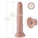 Реалістичний фалоімітатор для секс-машин Hismith 7.5″ Flexible Silicone Dildo, система KlicLok SO6203 фото 8