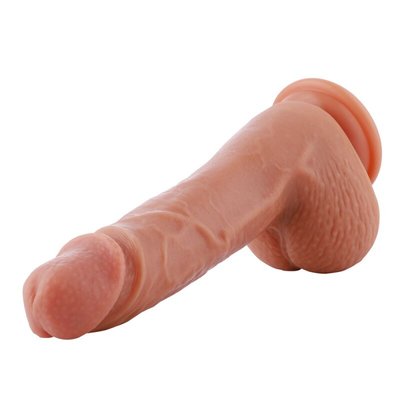 Ультрареалістичний фалоімітатор для секс-машин Hismith 8.3″ 2-layers Silicone Flesh Dildo, 2-шаровий SO6204 фото