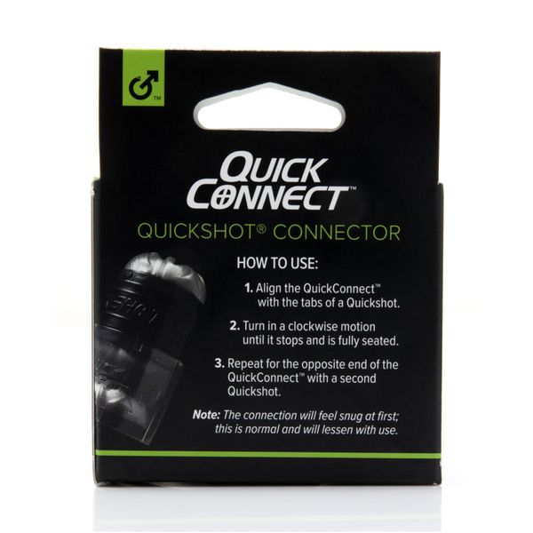 Адаптер Fleshlight Quickshot Quick Connect для з'єднання двох Квікшотов в одну іграшку F19266 фото