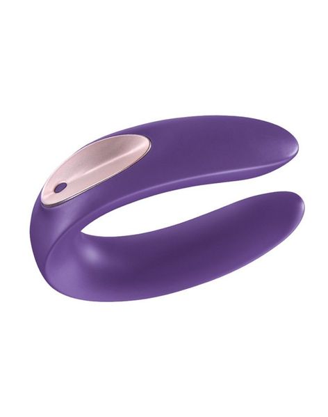 Вібратор для пар Satisfyer Double Plus Remote з пультом ДК та двома моторчиками SO2021 фото