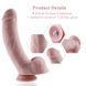 Силіконовий фалоімітатор для секс-машин Hismith 8.3″ Silicone Dildo, вигнутий, система KlicLok SO6205 фото 2