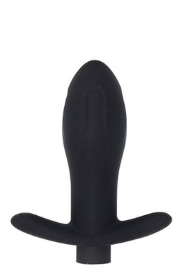 Анальна пробка з вібрацією MAI Attraction Toys №87 Black перезаряджаєма, длина 11см, диаметр 3,5см SO5005 фото