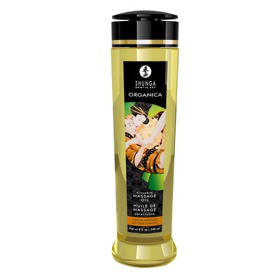 Органічна масажна олія Shunga ORGANICA – Almond Sweetness (240 мл) з вітаміном Е SO3937 фото