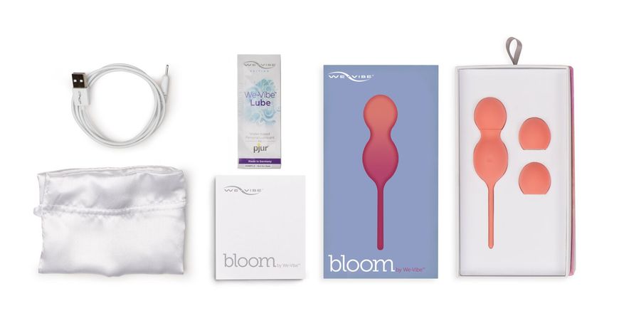 Смарт вагінальні кульки з вібрацією We-Vibe Bloom, діаметр 3,3 см, маса 45, 65, 80 г SO6922 фото