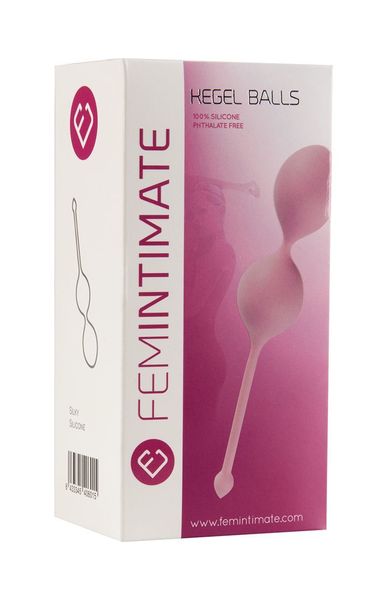 Вагінальні кульки Femintimate Kegel Balls, діаметр 3,5 см, маса 77 г FM40601 фото