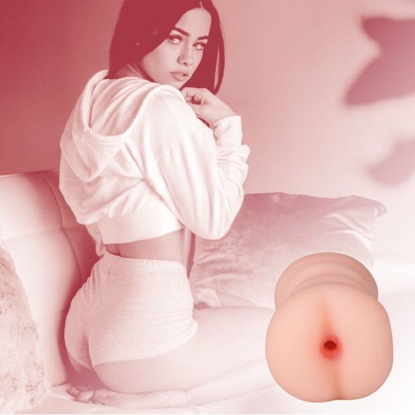 Двосторонній мастурбатор Pocket Anal Stroker Adriana Flesh, вагіна та попка SO7550 фото