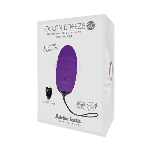 Виброяйце Adrien Lastic Ocean Breeze 2.0 Purple SO7029 фото