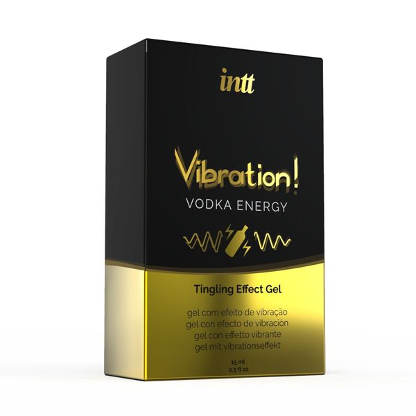 Рідкий вібратор Intt Vibration Vodka (15 мл), густий гель, дуже смачний, діє до 30 хвилин SO2919 фото