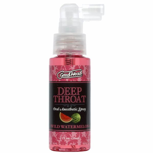 Спрей для мінету Doc Johnson GoodHead DeepThroat Spray - Watermelon 59 мл для глибокого мінету SO3491 фото