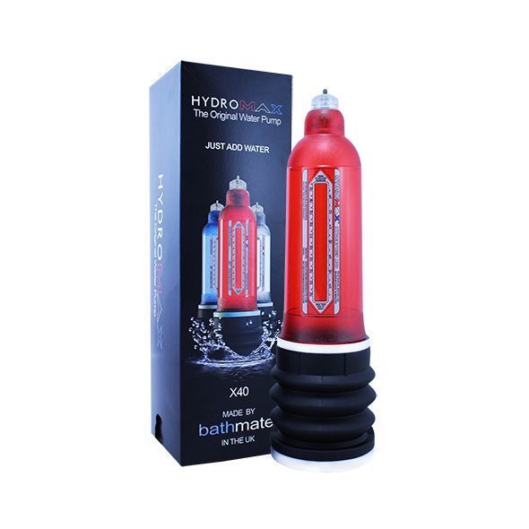 Гідро Bathmate Hydromax 9 Red (X40), для члена довжиною від 18 до 23см, діаметр до 5,5 см HM-40-BR фото