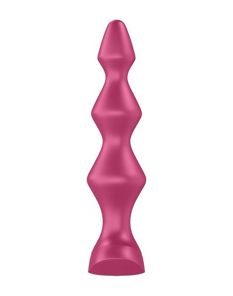 Анальний стимулятор-намистини з двома моторами Satisfyer Lolli-Plug 1 Berry SO4925 фото