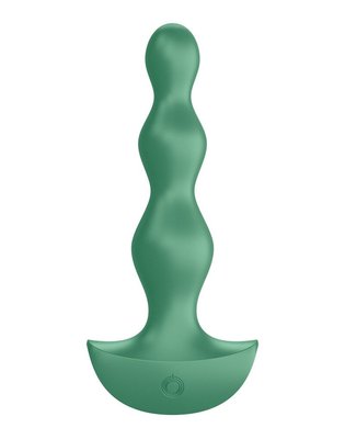 Анальний стимулятор-намистини з двома моторами Satisfyer Lolli-Plug 2 Green SO4926 фото