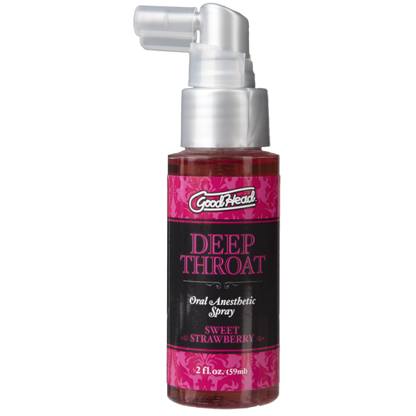 Спрей для мінету Doc Johnson GoodHead DeepThroat Spray - Sweet Strawberry 59 мл для глибокого мінету SO2801 фото