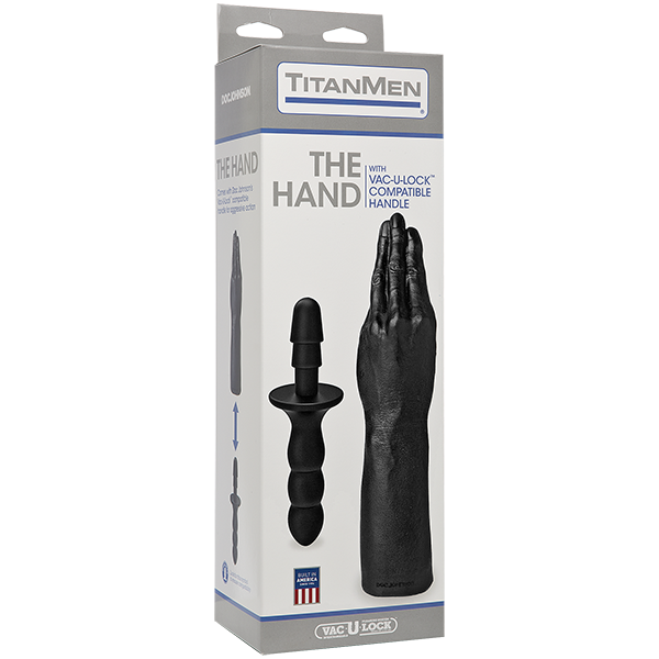 Рука для фістингу Doc Johnson Titanmen The Hand with Vac-U-Lock Compatible Handle, діаметр 6,9 см SO2810 фото