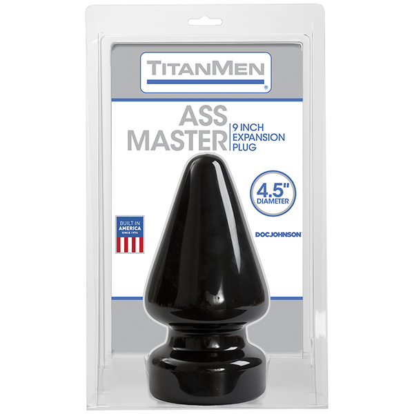 Пробка для фістінгу Doc Johnson Titanmen Tools - Butt Plug - 4.5 Inch Ass Master, діаметр 11,7 см SO2812 фото