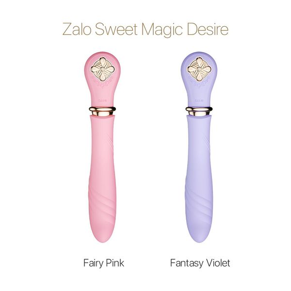 Пульсатор із підігрівом Zalo Sweet Magic - Desire Fantasy Violet, турбо режим SO6679 фото