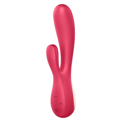 Смарт вібратор-кролик Satisfyer Mono Flex Red, 2 мотори, керування через інтернет SO3900 фото