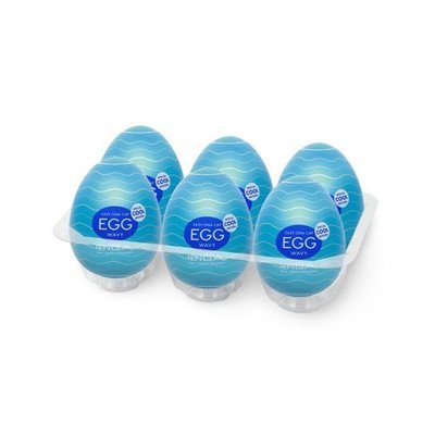 Набір мастурбаторів-яєць Tenga Egg Cool Pack (6 яєць) EGG-006C фото