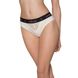 Трусики з широкою гумкою і мереживом Passion PS001 PANTIES ecru, size L SO4163 фото 1