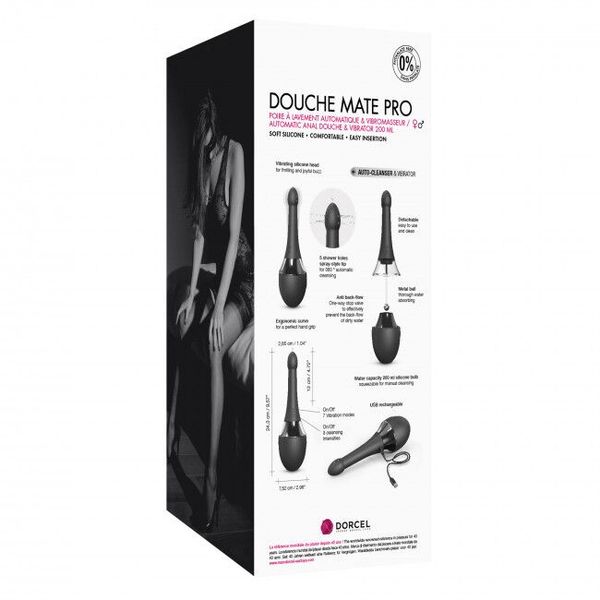 Автоматичний анальний душ-вібратор Dorcel Douche Mate Pro SO5532 фото